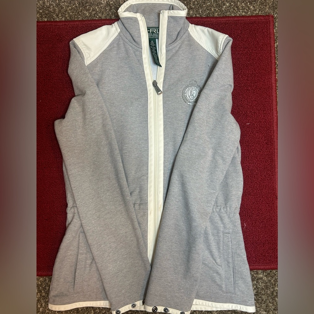 Ralph Lauren Gray and Cream Active Jacket